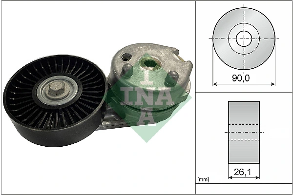 Belt Tensioner, V-ribbed belt